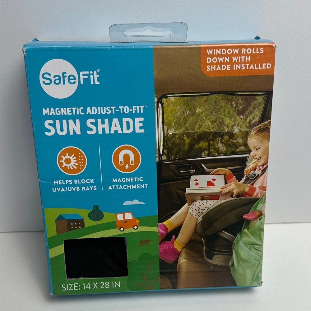 SafeFit Magnetic adjust-to-fit Sun Shade